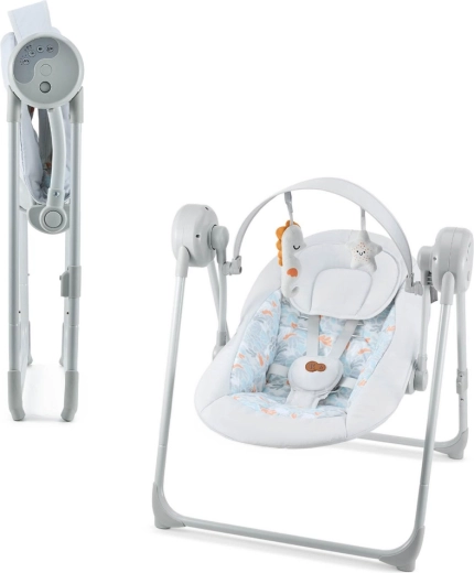 Kinderkraft Swingee Grey – electric baby swing