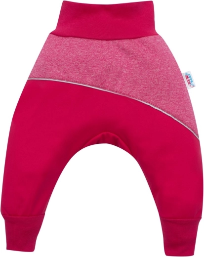 Softshell hlače za bebe ružičaste 68 (4–6 mjeseci)