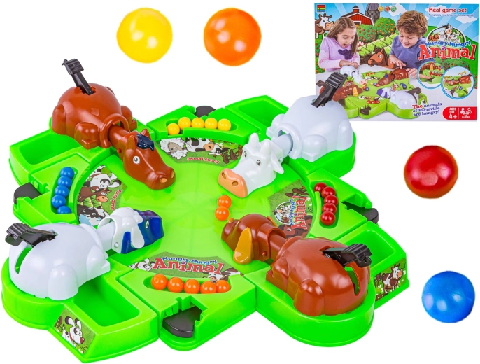 Hungry animal board game – hungry farm animals