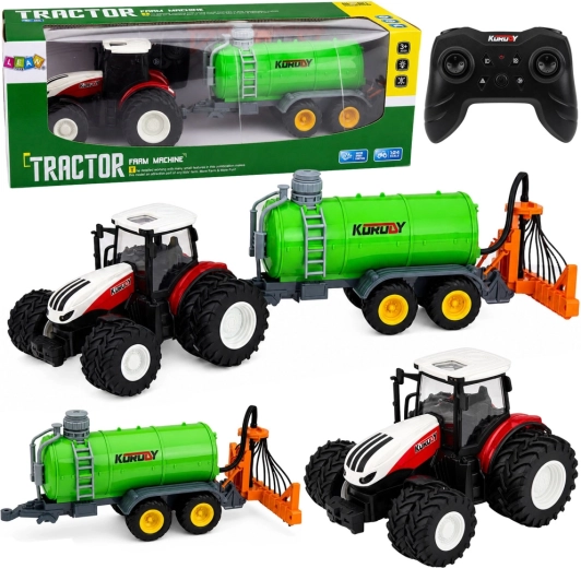 Traktor na daljinsko upravljanje s prskalicom 1:24