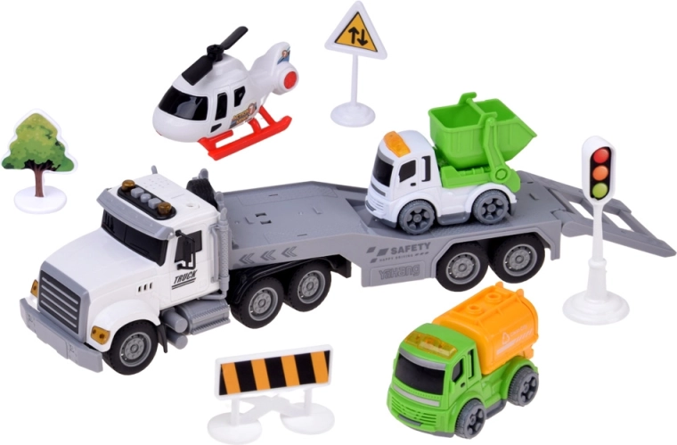 Traffic accessories and multiple vehicles in one package