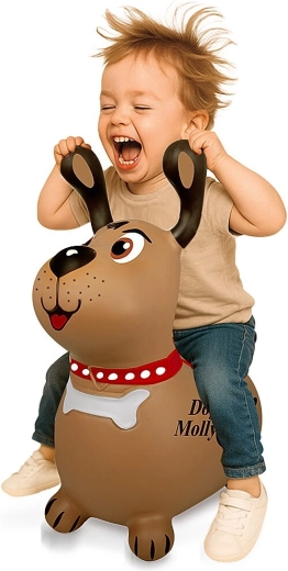 HoppyDoo Molly the Dog Bouncy Animal with Pump