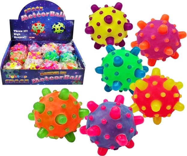 Stlačiva antistres loptica Meteorit 7,2 cm
