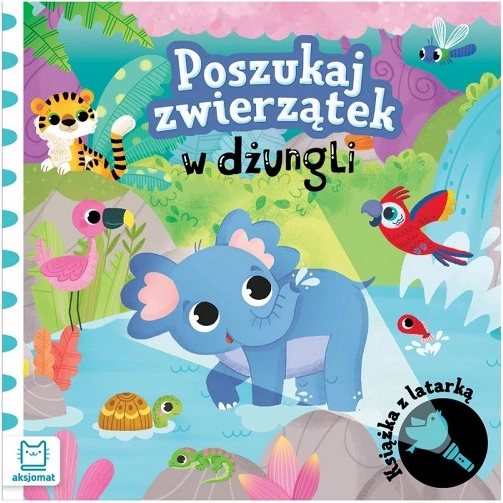 Potraži životinje u džungli – knjiga s papirnatom baterijom