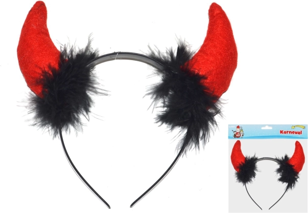 Plastični đavolski rogovi za karneval