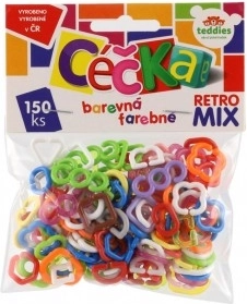 Šarena retro mješavina C-iza – 150 kom plastičnih odljevaka