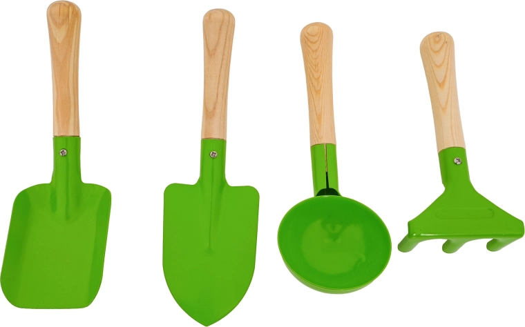 Izdržljivi metalni alati s drvenim ručkama