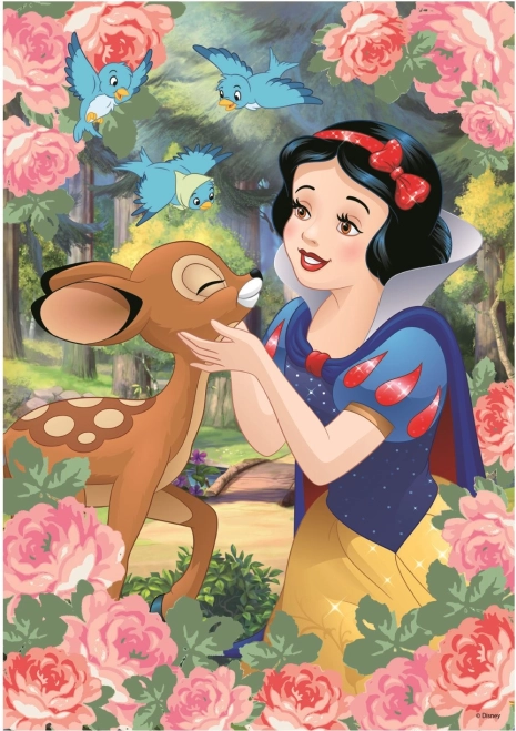 Puzzle Snjeguljica i srna - 200 dijamantnih dijelova