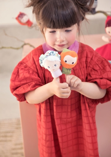 Lilliputiens Little Red Riding Hood Finger Puppets - 4 pcs
