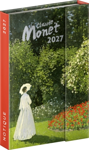 Notique tjedni magnetni planer Claude Monet 2027, 11 × 16 cm