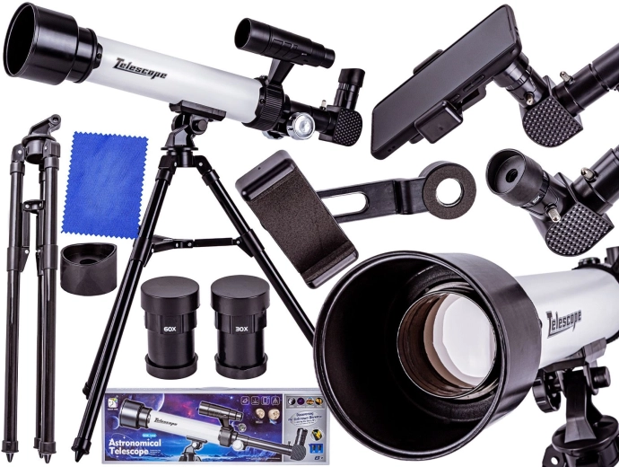 Astronomski teleskop sa stativom za početnike s priborom