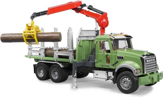 Functional crane for loading logs