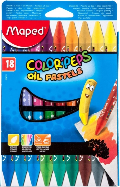 Trokutaste uljne pastele Maped Color'Peps 18 kom
