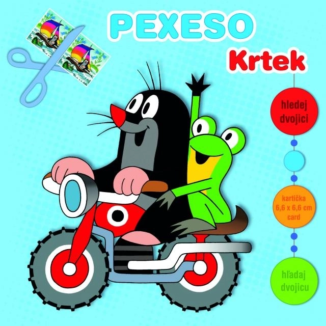 Pexeso u Bilježnici Krtko i Motor s Maxi Karticama