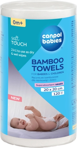 Canpol Babies jednokratni bambusovi ručnici u roli 120 kom