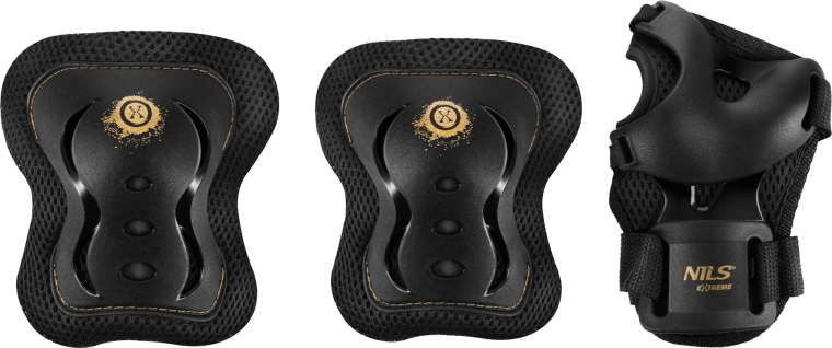Set štitnika NILS Extreme H320 Fly zlatni – S