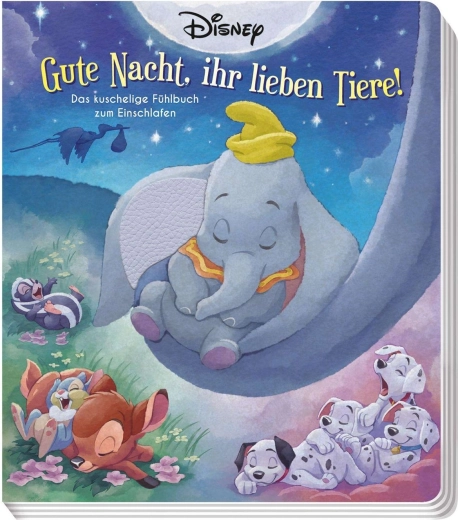Disney tactile bedtime book “Gute Nacht, ihr lieben Tiere!” - 1 piece