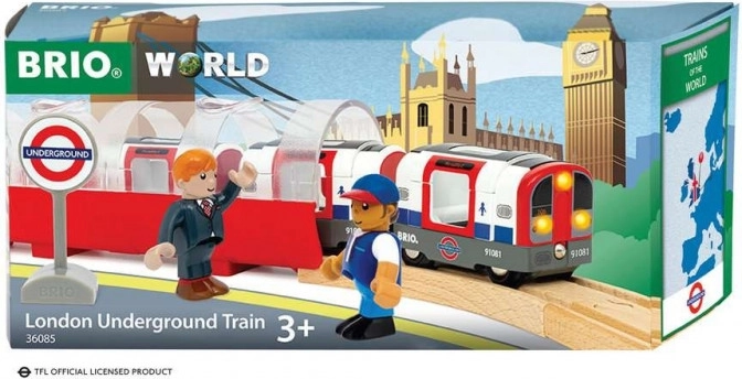 Brio World londonska podzemna željeznica – vlak sa svjetlima i zvukovima