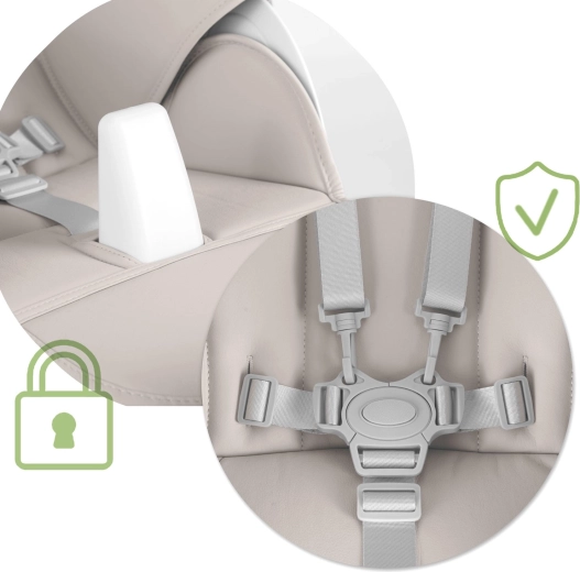 Sigurnost na prvom mjestu: 5-točkovni pojasevi i stabilna konstrukcija