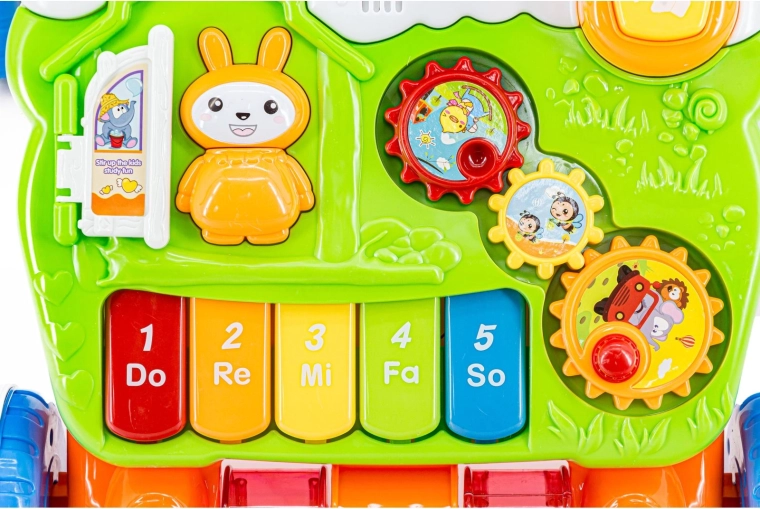 Music, sounds and lights for interactive play