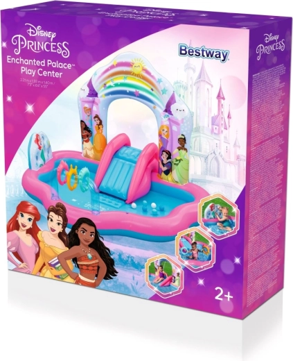 Napuhački igraći centar Disney Princess s toboganom i tušem