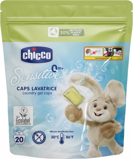 Perilice kapsule CHICCO Baby Sensitive, 20 kom