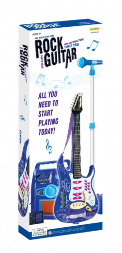 dječja gitara s ugrađenim zvučnikom i mikrofonom