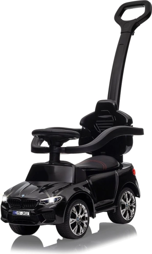 Push handle with steering function