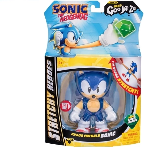 Goo Jit Zu Sonic – stretchy figure with a Chaos Emerald