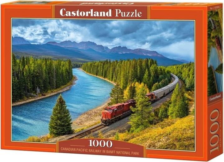 Castorland puzzle Canadian Pacific Railway in Banff National Park 1000 pieces