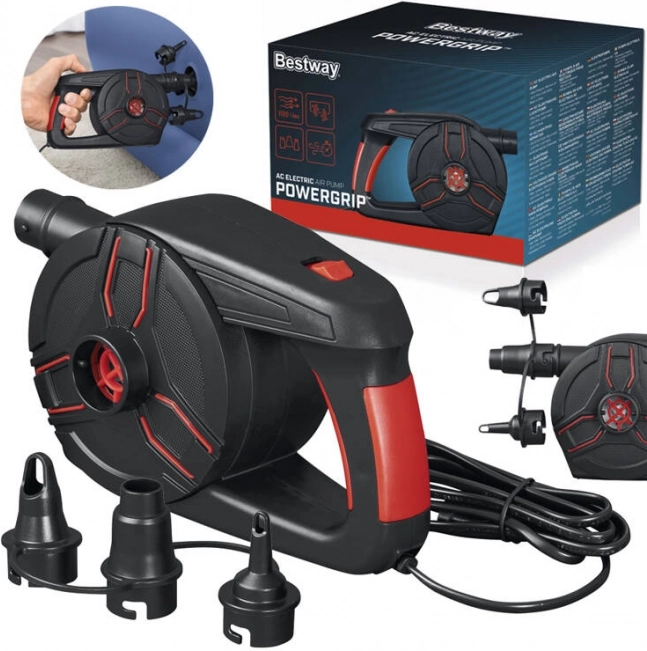 Električna pumpa Bestway PowerGrip s 3 adaptera