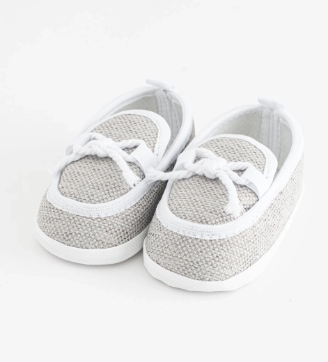 Dječje mokasinke papučice New Baby sive 0-3 mjeseca