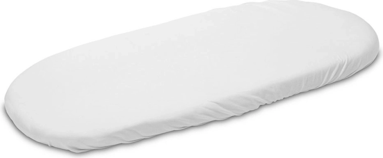 Jersey plahta za kolica New Baby bijela 35 × 75 cm
