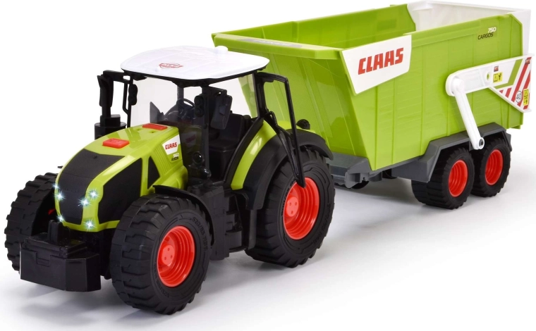 Realističan traktor Claas s prikolicom