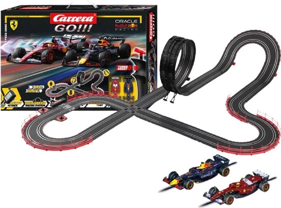 autostaza carrera go speed zone 6,3 m s f1 ferrari i red bull