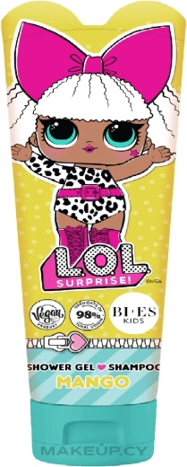 Gel za tuširanje i šampon 2-u-1 s mirisom manga LOL Surprise 240 ml