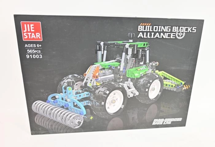 Građevinski set traktor sa strojevima – 565 dijelova
