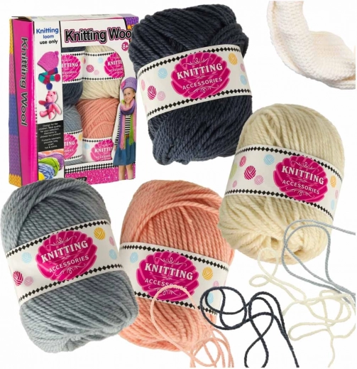 Set prediva za pletenje i heklanje 4×50 g, 60 m