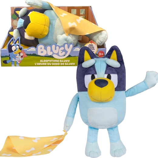 Interaktivna plišana igračka BLUEY Sleepytime 30 cm s dekicom