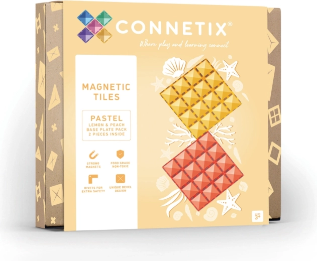 Pastelne magnetske podloge Lemon i Peach, 2 kom