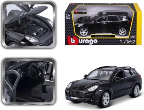 Model Porsche Cayenne Turbo crni 1/24