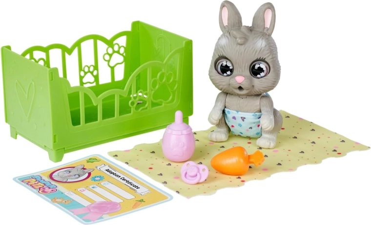 Bed and accessories for nurturing play