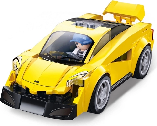 Sluban Metropolis žuti trkaći automobil