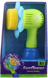 Baterijski puhač mjehurića suncokret