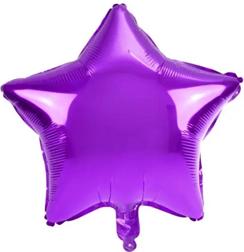 Folički balon zvijezda veliki ljubičasti