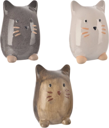 Porculanska dekoracija mačka 21 cm (3 varijante)
