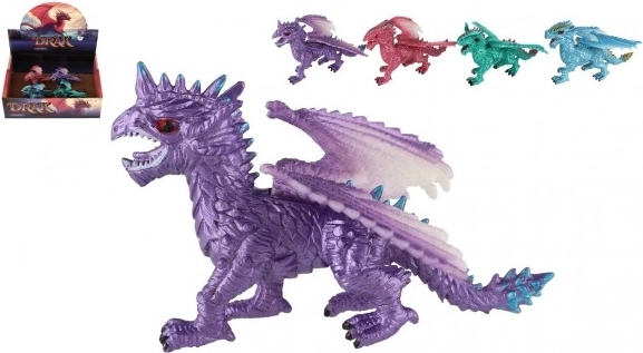 Teddies figurica zmaja – mješavina boja, 10 cm