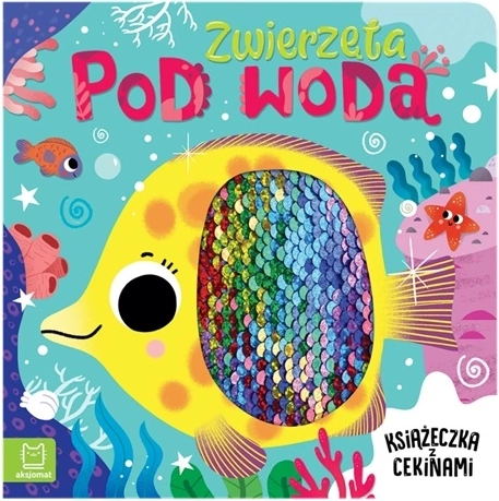 Životinje pod vodom – senzorna knjižica sa šljokicama
