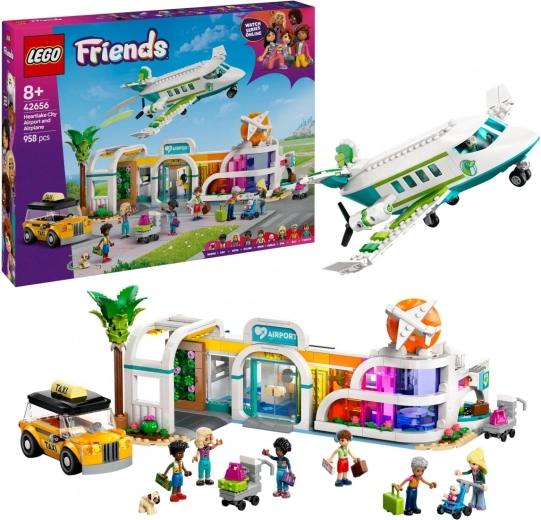LEGO® Friends 42656 Zrakoplov i zračna luka u gradu Heartlake
