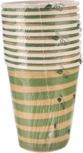 Papirnate čaše Jungle zelene 250 ml (10 kom)